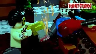 Leatherface vs Ash Evil Dead (LEGO) - Stop Motion