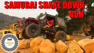 Suzuki Samurai Rock Crawler Shakedown Run! (3 Speed Auto, 1.6 16v Engine, Toyota Axles)
