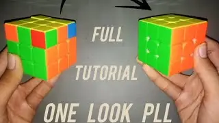 1 look pll full tutorial in Hindi urdu| Rubik's cube pll tutorial