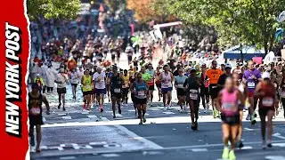 Runners Compete in the 54th TCS NYC Marathon