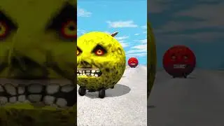 Остановите разъяренного катящегося монстра в BeamNG.drive! 😱🚗 | Эпический краш-тест