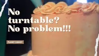 Cake Vlog - Watch me make this cake without a turntable