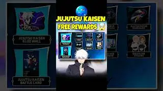 JUJUTSU KAISEN ALL FREE REWARDS 😻 #shorts