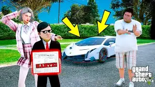 ÇILGIN ÇOCUK SAHTE KARNEYLE BABASINA ARABA ALDIRIYOR!(KIZ AŞIK OLDU!) - GTA 5