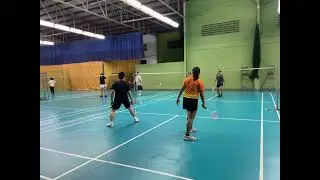 Louie & Cate VS James & Rudy | Grounded Shuttlers Badminton Queuing | Full Game - 1 Set | 10/19/2025
