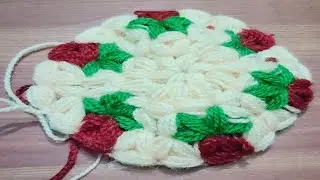 Create Stunning crochet Lace flower patterns for tee - coffee coasters, placemats, throw pillows.