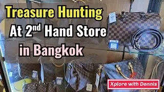 Treasure hunting at a 2nd Hand Shop In Bangkok.