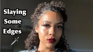 How I Do My Edges | Baby Hair Tutorial | Styling Your Edges