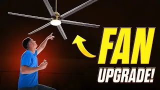Living Room Ceiling Fan Upgrade🌀 Easy Install, Quiet, Powerful & Remote Controlled