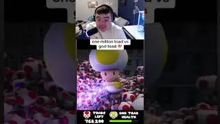 1 Million Toads vs GOD Toad! 😱 #react #reaction #shorts