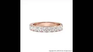 Rose Gold Eternity Rings | Half Eternity Rings