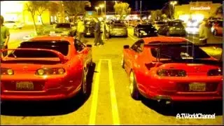 Twin Turbo Toyota Supra REVS & Exhaust Sound! Toyota FT-1 or Supra?