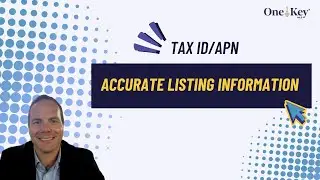 Accurate Listing Information - Tax ID/APN - | OneKey&reg; MLS Solutions