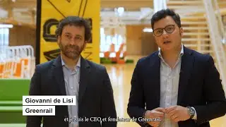 Giovanni de Lisi, Pr&eacute;sident & Fondateur et Emanuele Occhipinti, Vice-pr&eacute;sident, Greenrail&trade;, 24.05.23