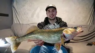 Ice Fishing BIG South Dakota WALLEYES!