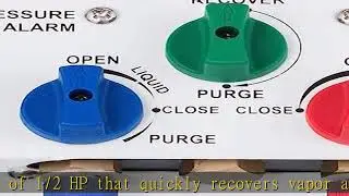 VEVOR Refrigerant Recovery Machine 1/2HP AC Refrigerant Recycling Machine HVAC 558psi Refrigerant R