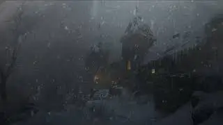 Haunting Howling Blizzard Winds Sweep Through This Dark Eerie Isolated Medieval Castle: 10 Hours