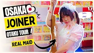 japan vlog @OsakaJOINER - Instructed by a Maid in a shooting game!