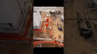 deluge fire protection system installation on petrol and diesel tanks