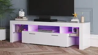 White TV Cabinet Assembly Tutorial