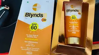 Blynds Gel AC Sunscreen Review | Best for Acne-Prone & Sensitive Skin? 🧴|| Ador 1176