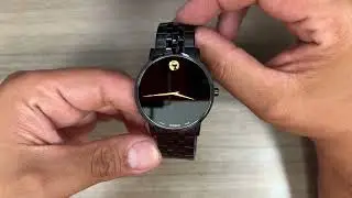 Review On The Wrist Movado Museum Classic Black PVD 0607626