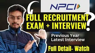 NPCI Recruitment Process | Exam Pattern | Online Test | Interview Questions | How to Prepare
