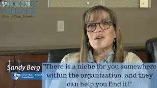 I Volunteer to Honor My Son | Donor Alliance - Sandy, Donor Mother