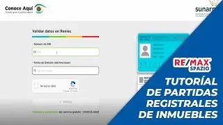TUTORIAL DE CÓMO VISUALIZAR LAS PARTIDAS REGISTRALES DE INMUEBLES EN LA PÁGINA DE SUNARP - SPAZIO
