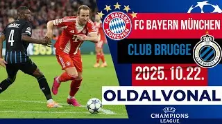 SALZBURGBA INDULTAM, M&Uuml;NCHENBE &Eacute;RKEZTEM | FC BAYERN M&Uuml;NCHEN - CLUB BRUGGE | 2025.10.22. | OLDALVONAL