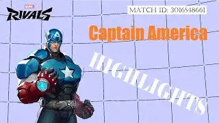 Marvel rivals Highlights - Cap (hit and run tactics)