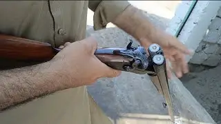 Double barrel  belgium 12 bore gun test fire 🔥