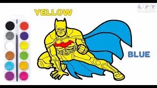how to draw and color batman