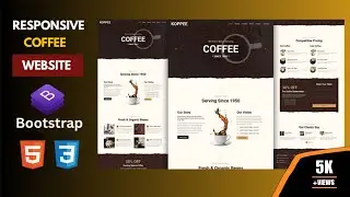Coffee Website Design Part 2  carousel| HTML, CSS, Bootstrap Tutorial for Beginners