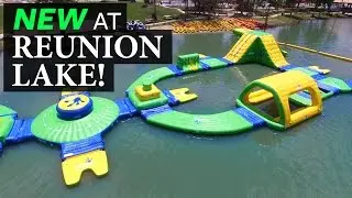 Lake Fun at Reunion Lake RV Resort | Kayak, paddle board, float island