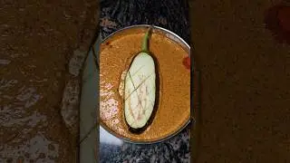 Spicy, super easy brinjal fry recipe 😋 #viral #asmr #food #tasty #shorts #trending .
