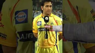 Evolution Of CSK Jersey (2008-2023) #csk #shorts