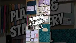 📒 Planner and Stationery haul 🗓️ #stationeryhaul #plannerhaul #legami #flyingtiger #cozyvlog #haul