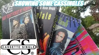Showing some of my cassette singles 'Cassingles'