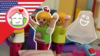 Playmobil english Sleepover at School - The Hauser Family