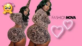 Платье FASHION NOVA: примерка на пышные формы