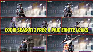 cod mobile season 2 free & paid emote leaks | get free emote in codm 2023 | codm season 2 2023