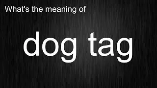 What's the meaning of 