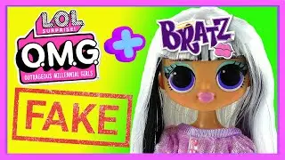 FAKE & REAL L.O.L. Surprise! O.M.G. Head with a BRATZ Body!! | Groovy Babe Fashion Doll