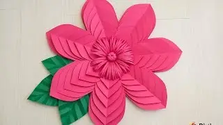 Montagem flor de papel- modelo 12