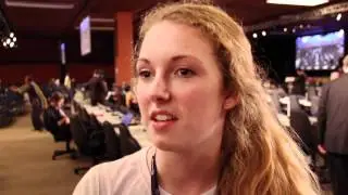 17-Year-Old Brittany Trilford before her speech to World Leaders