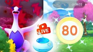 Level 80 + Apex Lugia & hunt new shiny pokemons | Pokemon go live