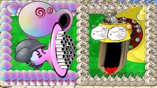 Hypno Peashooter Galic X Hypno Pea Shroom Attack Giga Zomboss vs Gargantuar - Plants vs Zombies Hack