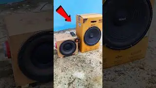 woofer vs subwoofer 😎 #mindofdipu #dj #experiment