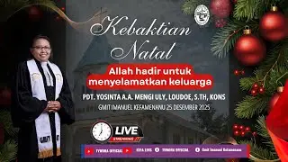 Kebaktian Natal_GMIT Imanuel Kefamenanu_  Pdt. Yosinta A.A. Mengi Uly, Loudoe, S.Th, Kons